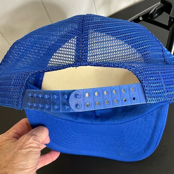 London Bridge Lake Havasu City Arizona Hat Cap Snapback Blue Mesh Back - Picture 9 of 9